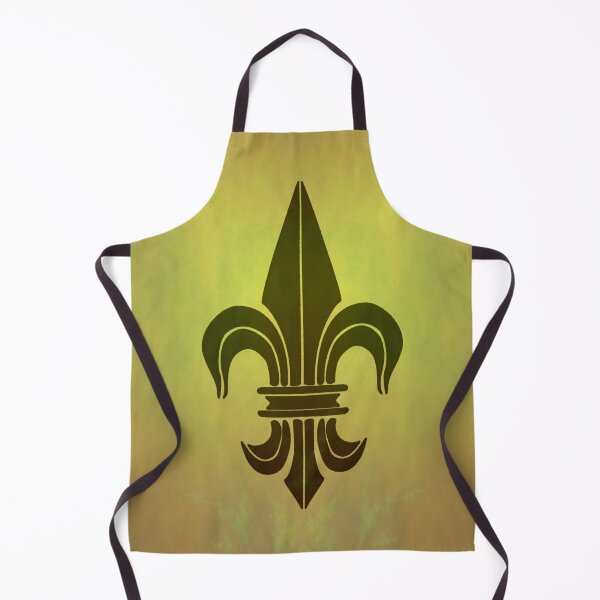 Item preview, Black Fleur De Lis on Yellow designed and sold by SolarCross.