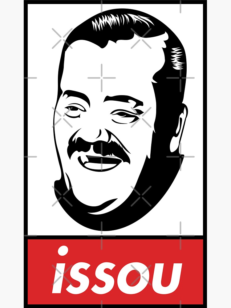 "Issou - El Risitas" Sticker by dzsergio | Redbubble