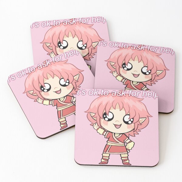Item preview, "It's ok to ask for help" Aelita Chibi designed and sold by RoamingPandas.