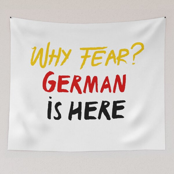 Item preview, Why fear? german is here (germany flag color) designed and sold by bumperapparels.