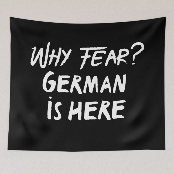 Item preview, Why fear? german is here designed and sold by bumperapparels.
