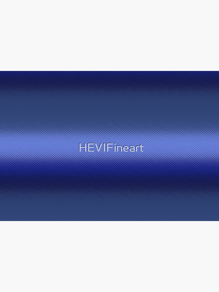 Blue monochromatic frosted stripe pattern by HEVIFineart