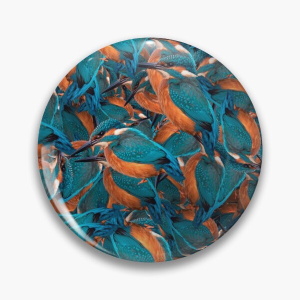 Item preview, Kingfisher delight Orange & Blue designed and sold by leonbrouwer.