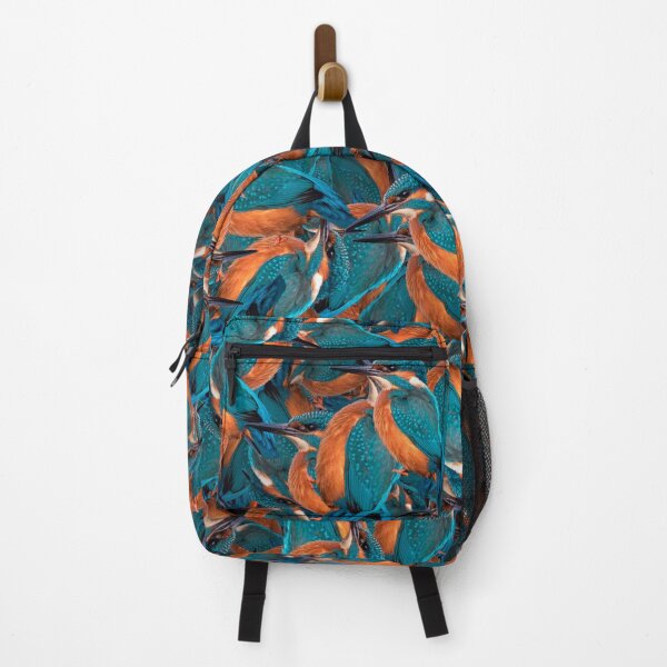 Item preview, Kingfisher delight Orange & Blue designed and sold by leonbrouwer.