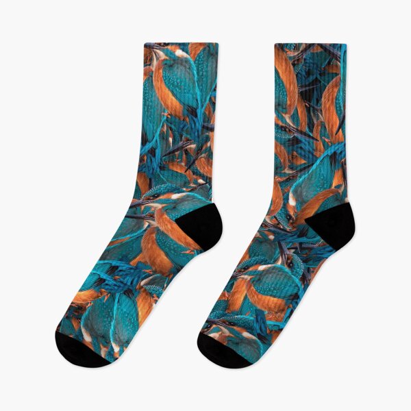 Item preview, Kingfisher delight Orange & Blue designed and sold by leonbrouwer.