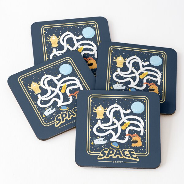 Item preview, Space Scout - Space Maze for Toddlers and Kids designed and sold by CLPDesignLab.