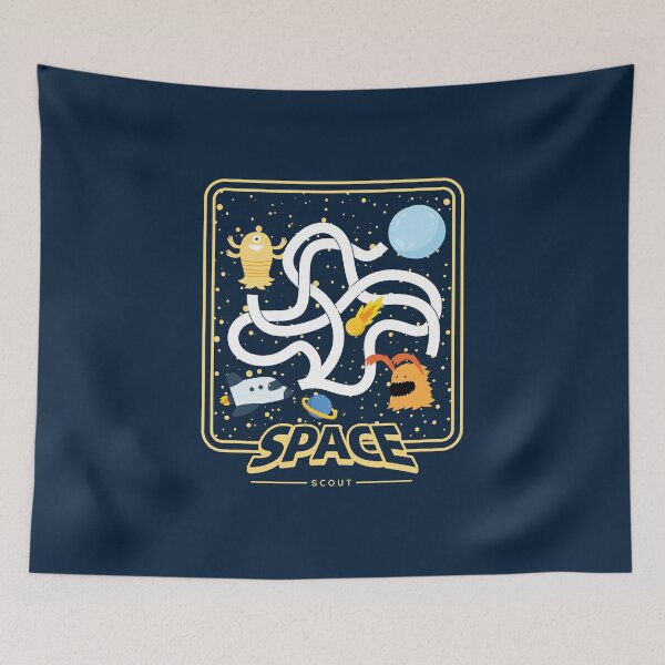 Item preview, Space Scout - Space Maze for Toddlers and Kids designed and sold by CLPDesignLab.