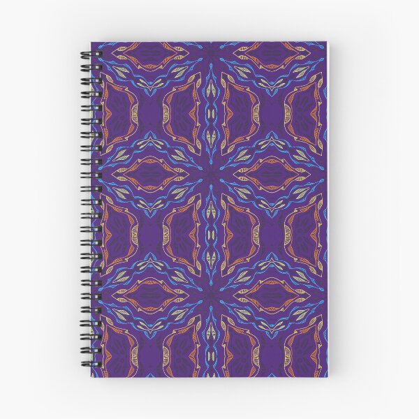 Item preview, Violet Flames Indonesian Ethnic Mosaic African Wax designed and sold by Neo-African-Wax.