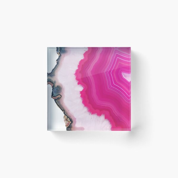 Item preview, Pink agate slice designed and sold by AlexGolyakov.