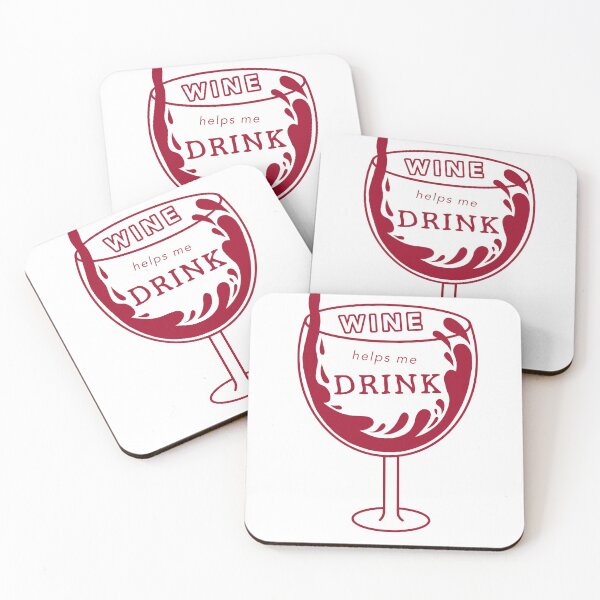Item preview, Wine Helps Me Drink (White) (With wine pouring) designed and sold by artsyANTcreatns.