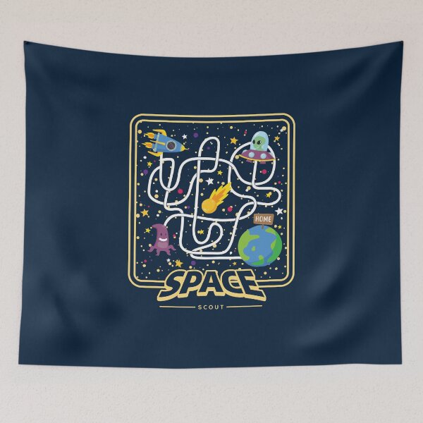 Item preview, Space Scout - Space Maze for Toddlers and Kids #2 designed and sold by CLPDesignLab.