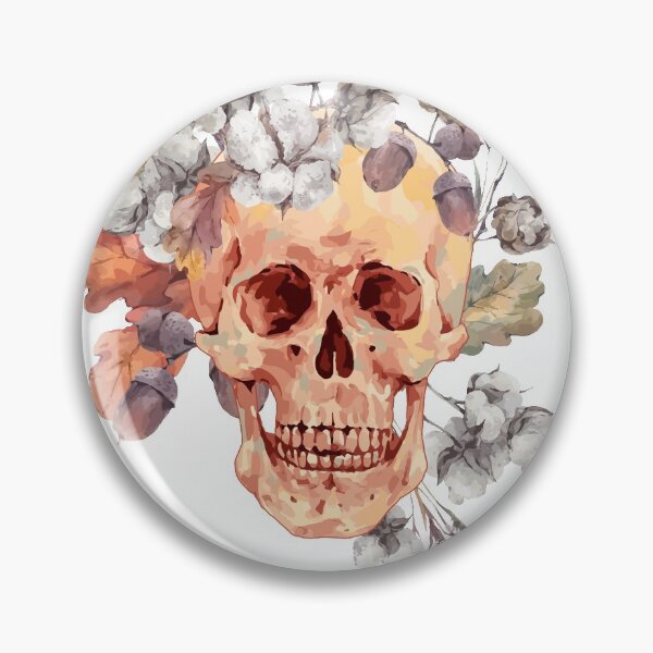 Item preview, Cotton Flower Skull designed and sold by eDigi-Arts.