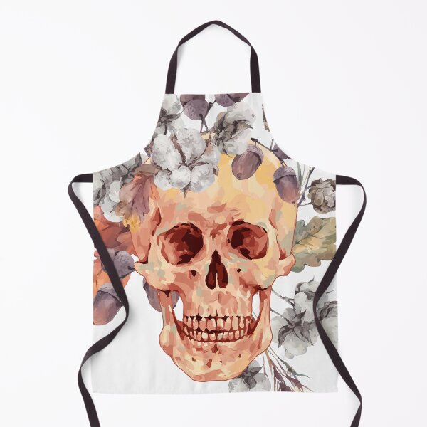 Item preview, Cotton Flower Skull designed and sold by eDigi-Arts.