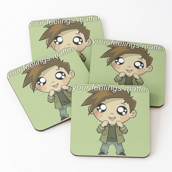 Item preview, "Your feelings matter" Ulrich Chibi designed and sold by RoamingPandas.