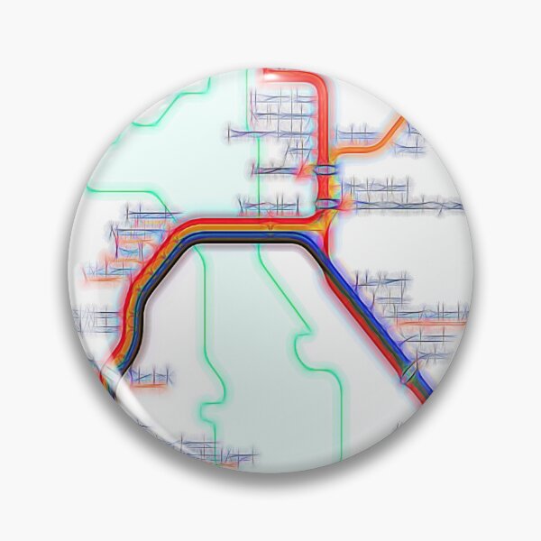 Item preview, San Francisco BART Map designed and sold by mrthink.