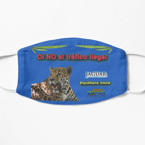 Say no to illegal traffic; jaguar Flat Mask