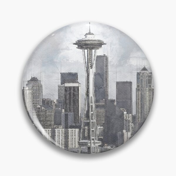 Aperçu de l'œuvre Seattle créée et vendue par mrthink.