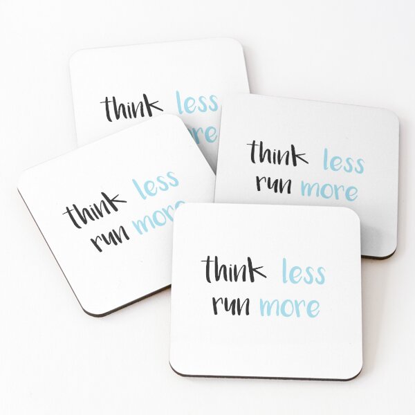Item preview, think less run more designed and sold by jackknite.