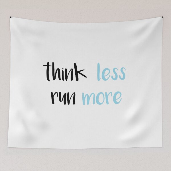 Item preview, think less run more designed and sold by jackknite.