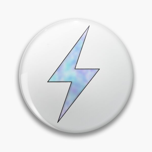 Item preview, Colourful Lightning Bolt Blue designed and sold by dinotreasures.