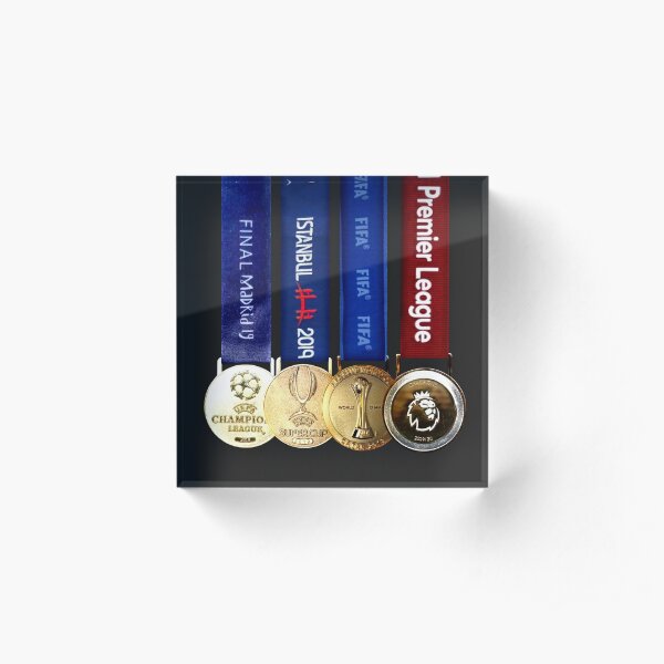 Liverpool medals Acrylic Block