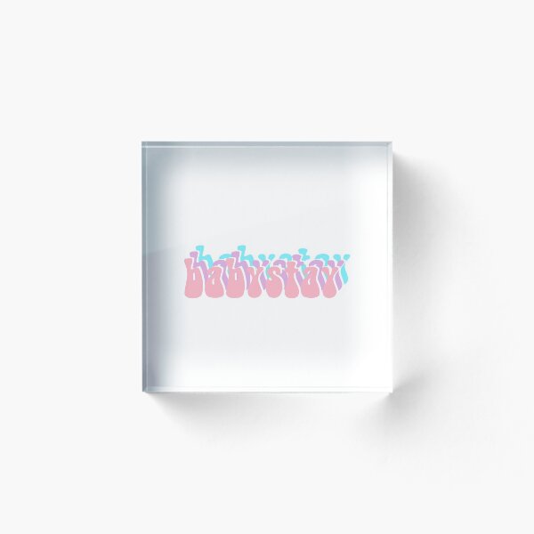 Item preview, Chan’s BabyStay Pastel Retro Text designed and sold by anna caroline.