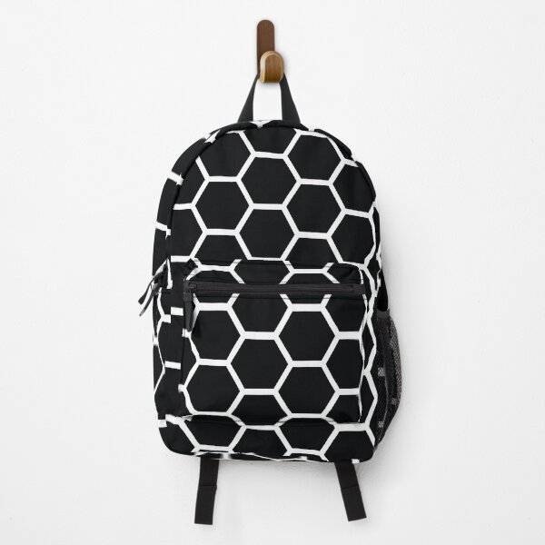 Item preview, Honeycomb All-Over Pattern in Black and White designed and sold by wendymariemedia.