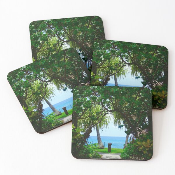 Item preview, hawaiian nature: palm trees and an ocean view  designed and sold by robinverheul.