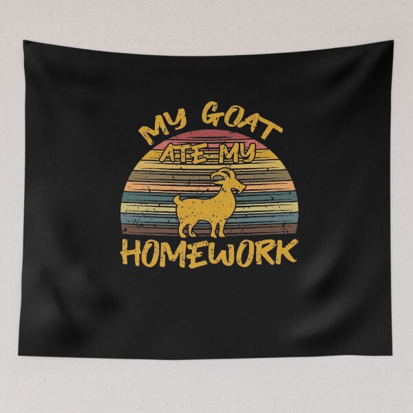 Item preview, My Goat Ate My Homework designed and sold by sesa10.