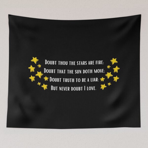 Item preview, Doubt the stars are fire: Hamlet's love letter designed and sold by bardnbangtan.