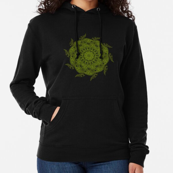 Halloween Mandala Madness Lightweight Hoodie