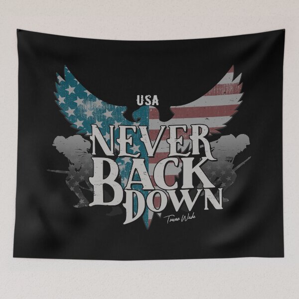 Item preview, Never Back Down designed and sold by Trevor Wade.