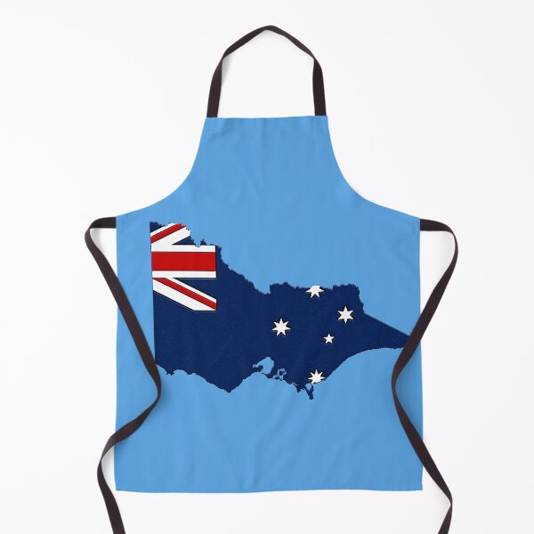 Item preview, Victoria Australia Map With Victoria State Flag designed and sold by Havocgirl.