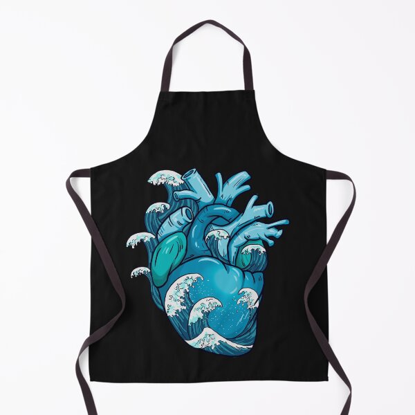 Item preview, Blue Ocean Heart Waves designed and sold by Jay Bayne.