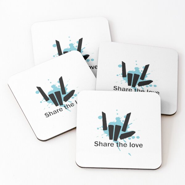 Item preview, Share the Love Ligth Blue Style designed and sold by tinypurpleland.