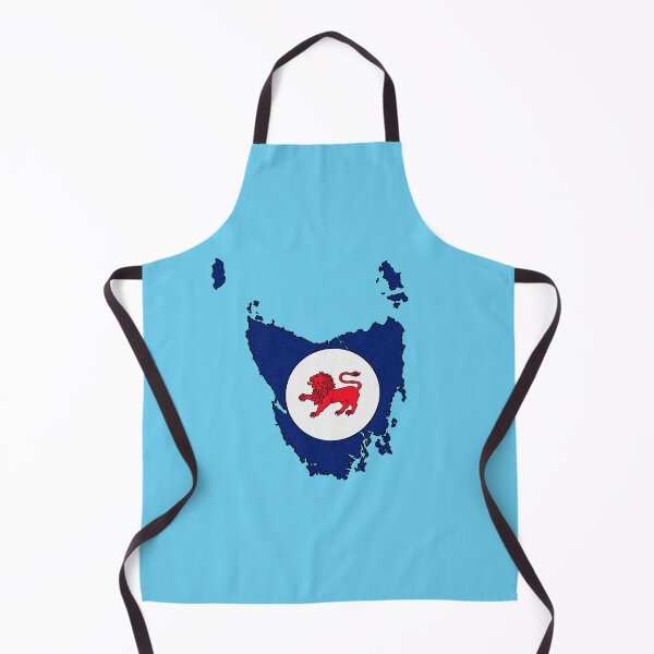 Item preview, Tasmania Australia Map With Tasmanian State Flag designed and sold by Havocgirl.