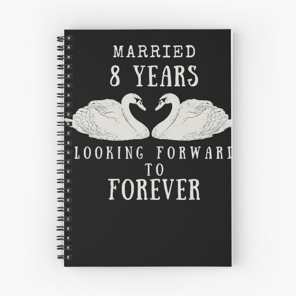 Item preview, Married 8 Years And Looking Forward To Forever Anniversary designed and sold by AmadaLevile.