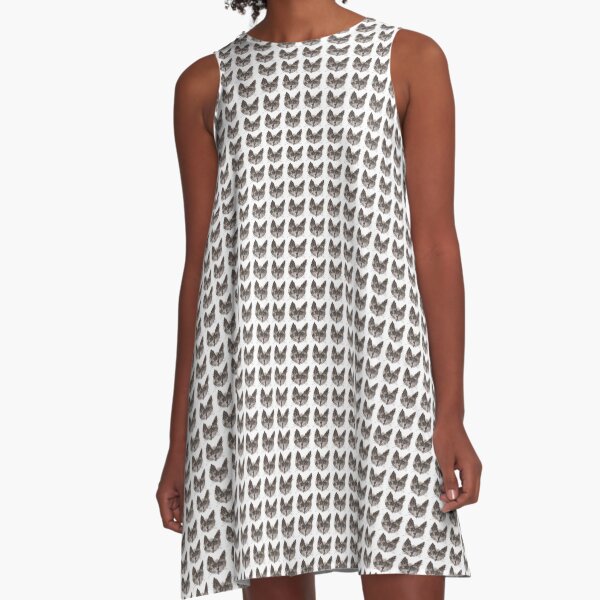 Cinnamon The Cat A-Line Dress