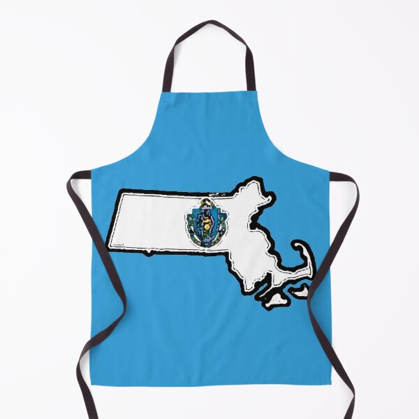 Item preview, Massachusetts Map With Massachusetts Flag designed and sold by Havocgirl.