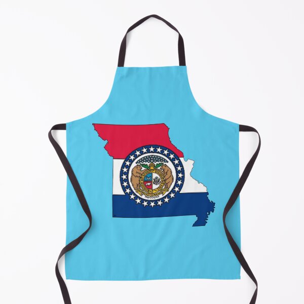 Item preview, Missouri Map with Missouri State Flag designed and sold by Havocgirl.