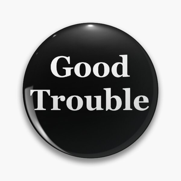 Item preview, Good Trouble mask quote designed and sold by PG Illustration.