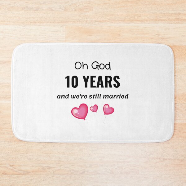 Item preview, 10th Wedding Anniversary Funny Gift for Him or Her designed and sold by TheGreekGuy.