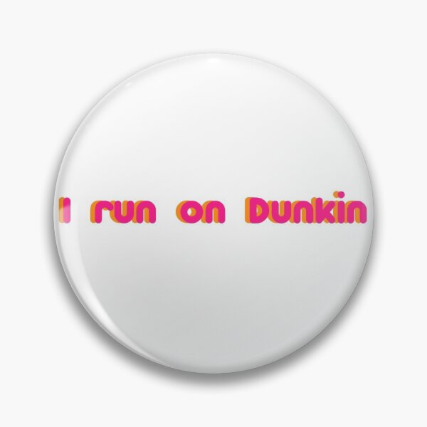 Aperçu de l'œuvre Je cours sur Dunkin créée et vendue par sarasdesignz.