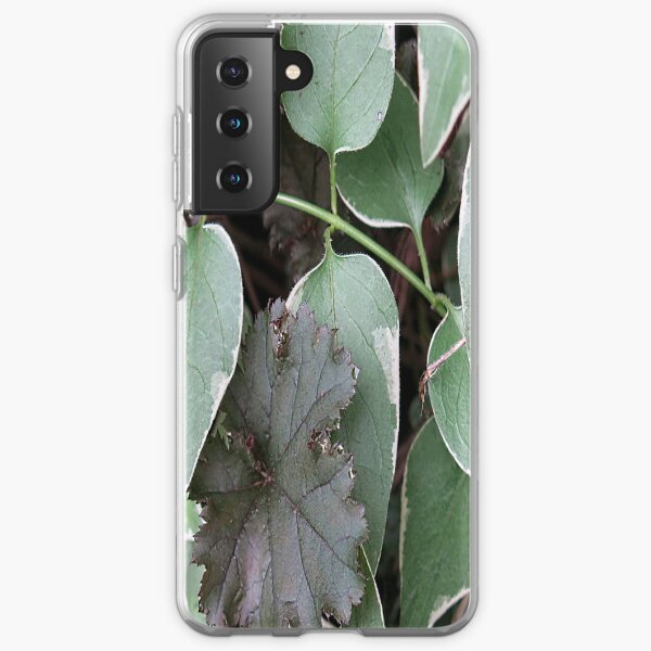 Green vinca view Samsung Galaxy Soft Case