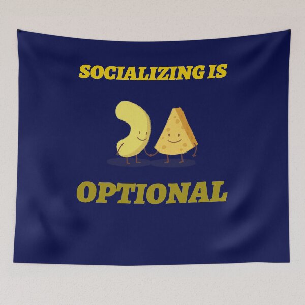 Item preview, Socializing Is Optional designed and sold by ilovetshirts87.