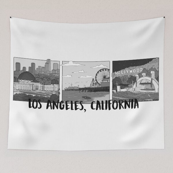 Item preview, Los Angeles BW designed and sold by Alexa Martin.