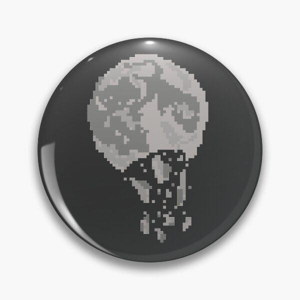 Item preview, the moon is breaking in pixel art designed and sold by NizDseigne.
