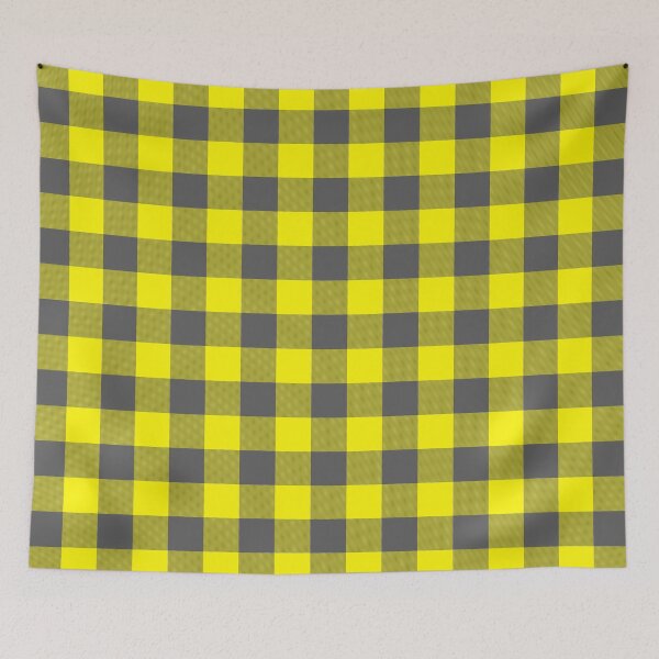 Item preview, Yellow & Grey Buffalo Plaid designed and sold by 89BLACK.