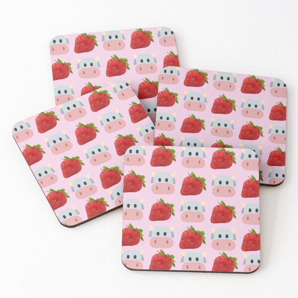 Item preview, Strawberry cow very cute pattern (Pink) designed and sold by NoodleBazaar.