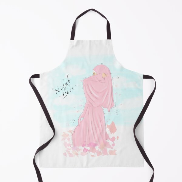 Item preview, Pink Niqab muslimah beautiful drawing illustration  designed and sold by Imanitasong.
